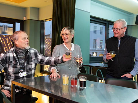Expert guide from Your Friend in Reykjavik sharing closer information about one of the sampled drinks.