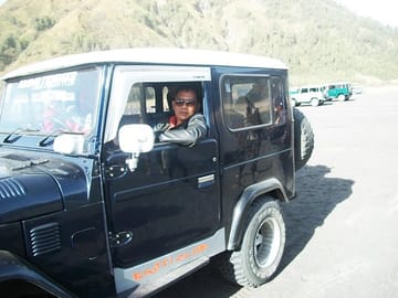 Let's ride Bromo Jeep