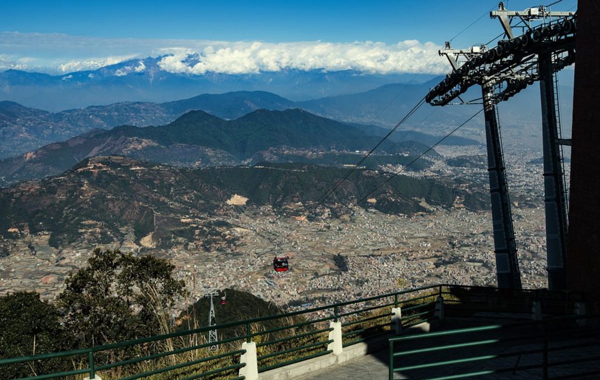 Fly over Hills of Chandragiri via Cable Car