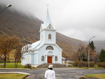 Fall in love with the colors of the fjord. Seyðisfjörður is East Iceland’s most charming town.