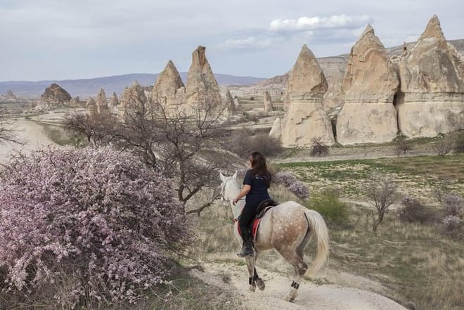 Cappadocia: Sunset Horse Riding through the Valleys and Fairy Chimneys  4