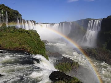 The Brazilian side of Iguazu's Falls