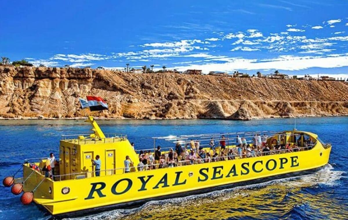 Seascope Trip with Snorkeling from Hurghada