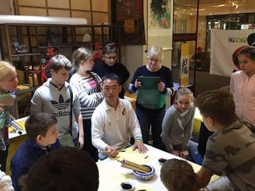 Beijing Wangfujing Calligraphy Class by Forbidden City