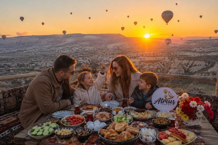 Cappadocia Sunrise Breakfast with Hot Air Balloon Views  3