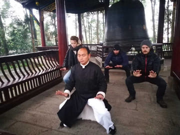 1 night temple stay experience at Mt Emei