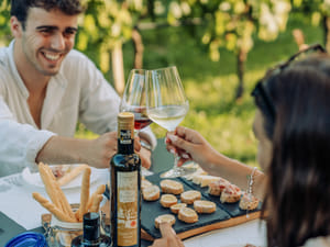 Wine and Food Tasting in the Vineyards