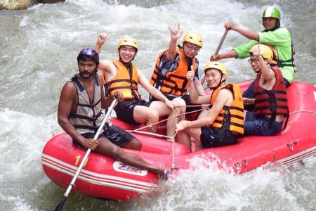Rafting 7KM & ATV visit monkey cave and waterfall with Lunch