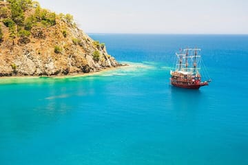 Kemer Pirate Boat Tour with Lunch & Free Soft Drinks
