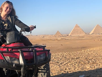 Quad Bike Trip At Desert of Giza Pyramids With Transfers and Drinks