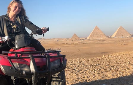 Quad Bike Trip At Desert of Giza Pyramids With Transfers and Drinks
