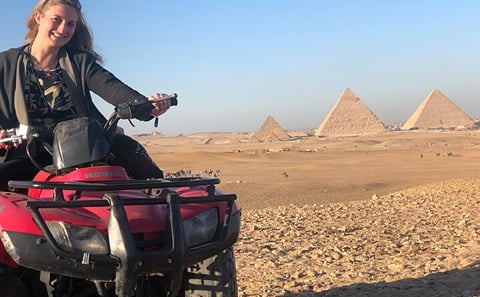 Quad Bike Trip At Desert of Giza Pyramids With Transfers and Drinks