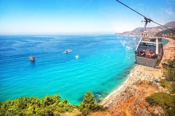 Alanya Sunset City Tour with Cable Car & Transfer by 4×4 Jeep