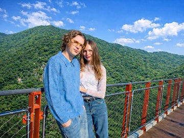 Suspension Bridge at Mt.Gamaksan