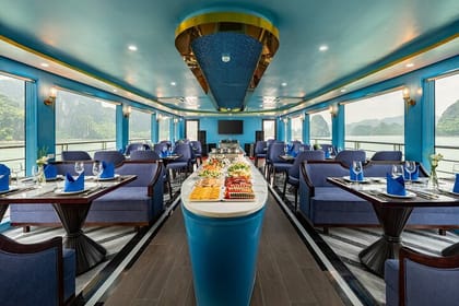 Arcady 5 Star Halong Day Cruise: Buffet Lunch and Sunset Party
