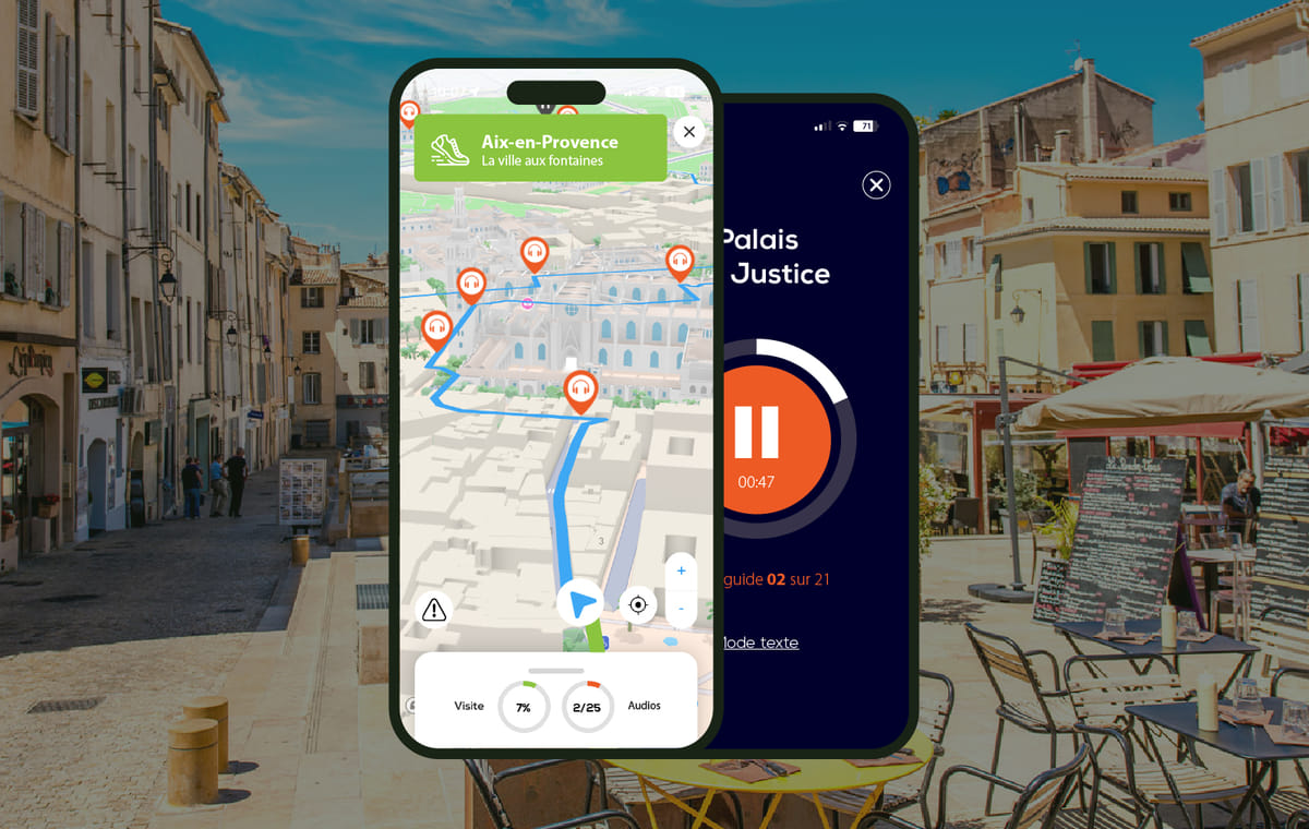 Aix-en-Provence: Audio Guided Walking Tour (2:20 – 24 audio comments)