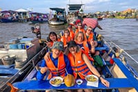 A delicious local breakfast at Cai Rang floating market