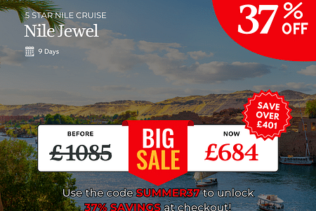 Nile Jewel Luxury Cruise: Explore Egypt's Ancient Wonders & Red Sea Retreat