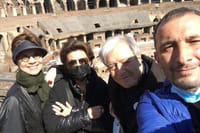 happy family enjoy in our Colosseum tour