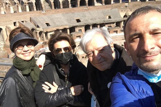 happy family enjoy in our Colosseum tour