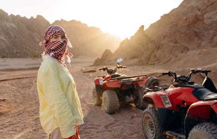 Morning Quad Biking Adventure in Hurghada Desert