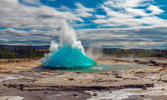 Golden Circle and Secret Lagoon Full Day Tour from Reykjavik by Minibus