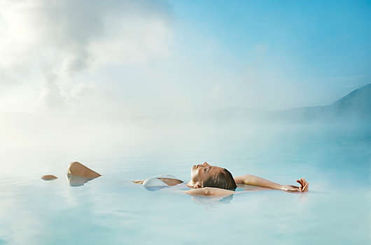 The blue lagoon is a must when visiting Iceland.