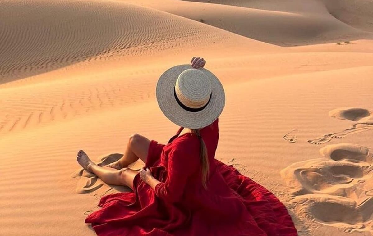 Private Day Trip to Wahiba Sands & Wadi Bani Khalid (Desert Safari)