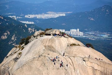 Bukhansan Mountain Hiking Private Tour including Jjimjilbang & Spa,Korean BBQ