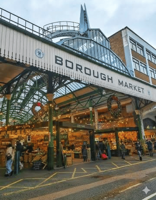 London’s Historic Markets: Foodie & Heritage Private Taxi Tour