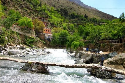 Group shared day tour to Ourika valley & Atlas Mountains