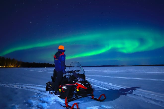 Searching Aurora with Snowmobile 6