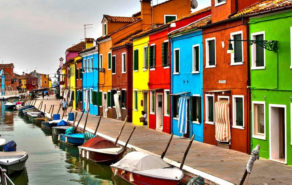 Afternoon Boat Tour of Murano, Burano, and Torcello Islands