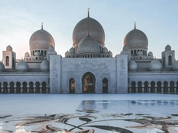 Abu Dhabi Grand Mosque and Louvre Museum Tour from Dubai