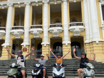 Hanoi Hidden Gems & City Highlights Small Group Scooter Tour
