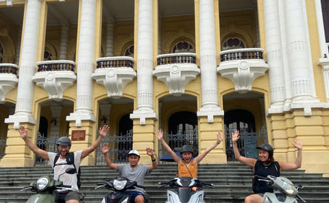 Hanoi Hidden Gems & City Highlights Small Group Scooter Tour