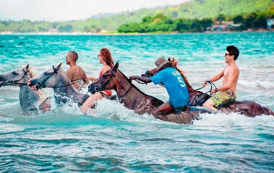 Horseback Riding and River Rapids Adventure in Duncans, Jamaica