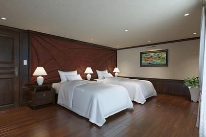 Halong Bay Luxury Cruise 2D/1N: Kayaking, Swimming, Surprise Cave, Titop island