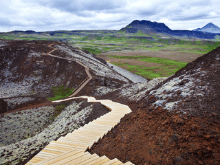 Grábrókarfell volcanic crater