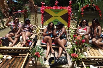 Great River Rafting With Limestone Massage From Montego Bay