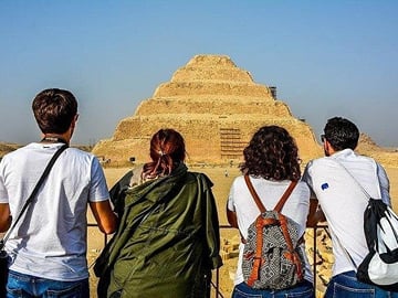 Saqqara & Dahshur Day Tour Step Pyramid of Djoser & Bent Pyramid