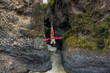 Zipline in Holy Water Baths