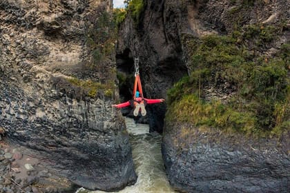 Zipline in Holy Water Baths
