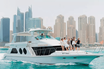 Dubai Marina Yacht or Speed Boat Tour at Marina Walk