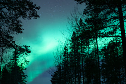 Aurora Adventure at Lucky Ranch and lake Pyhäjärvi