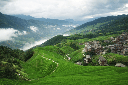 One-Day Tour of Longji Golden Pit: Round-Trip Bus + Golden Buddha Peak + Xishan Shaoyue