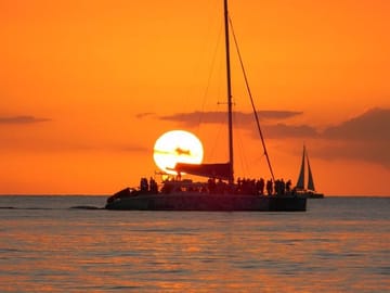 Sunset view from Rick's Cafe on the Cliffs, Negril!
