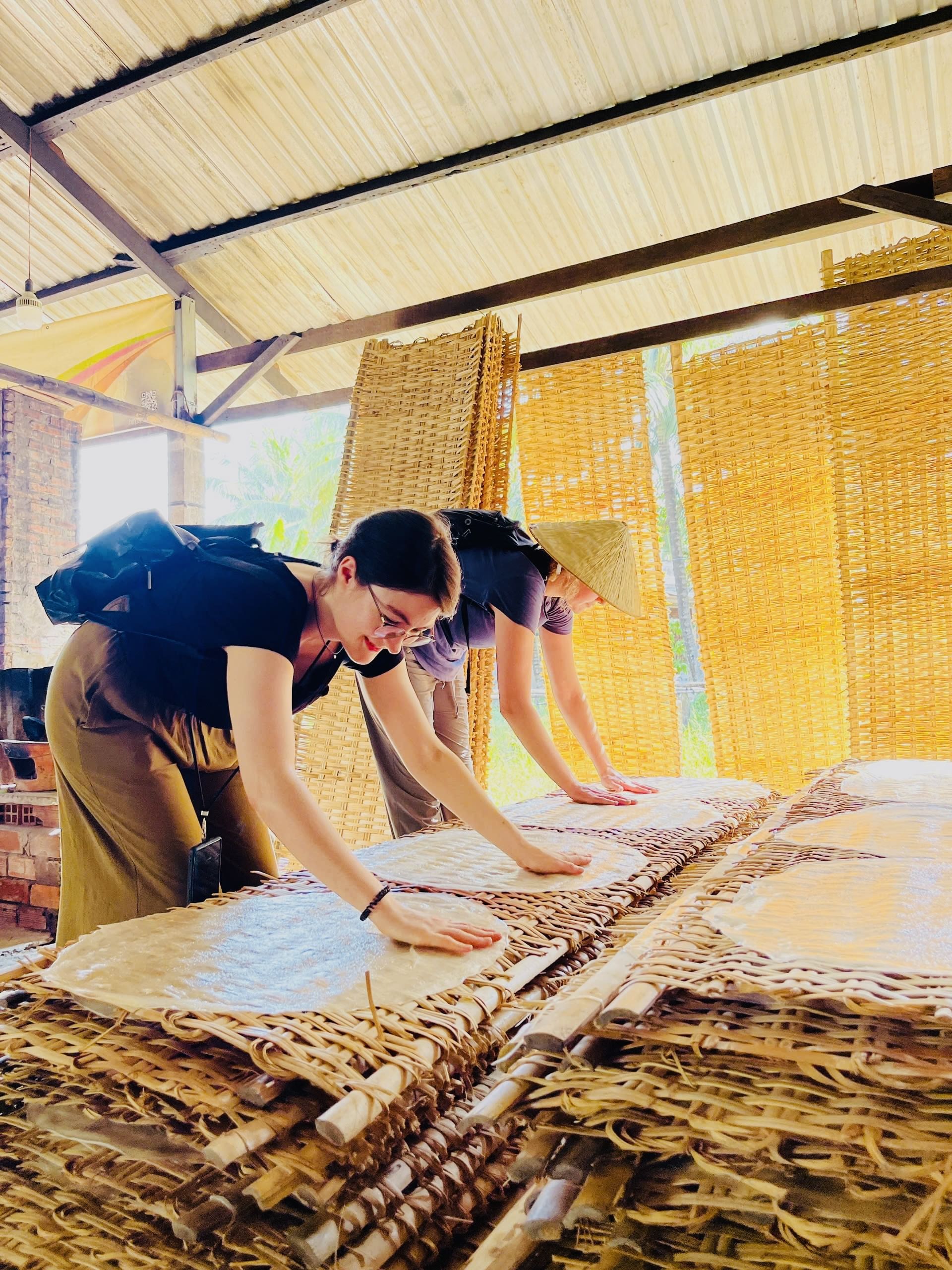Chin Cua noodle factory, Can Tho, Mekong Delta