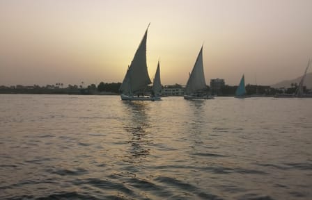 Sunset Felucca Sailing Tour on the Nile in Luxor
