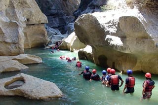 Canyoning and Rafting Adventure incl. Lunch from Kemer